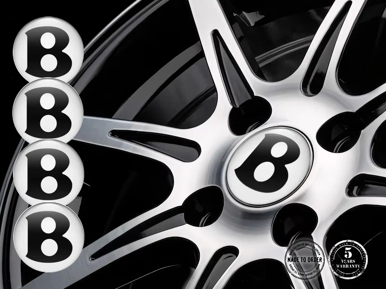 Bentley Auto-Felgenplaketten Nische Quantum Racing Pulse
